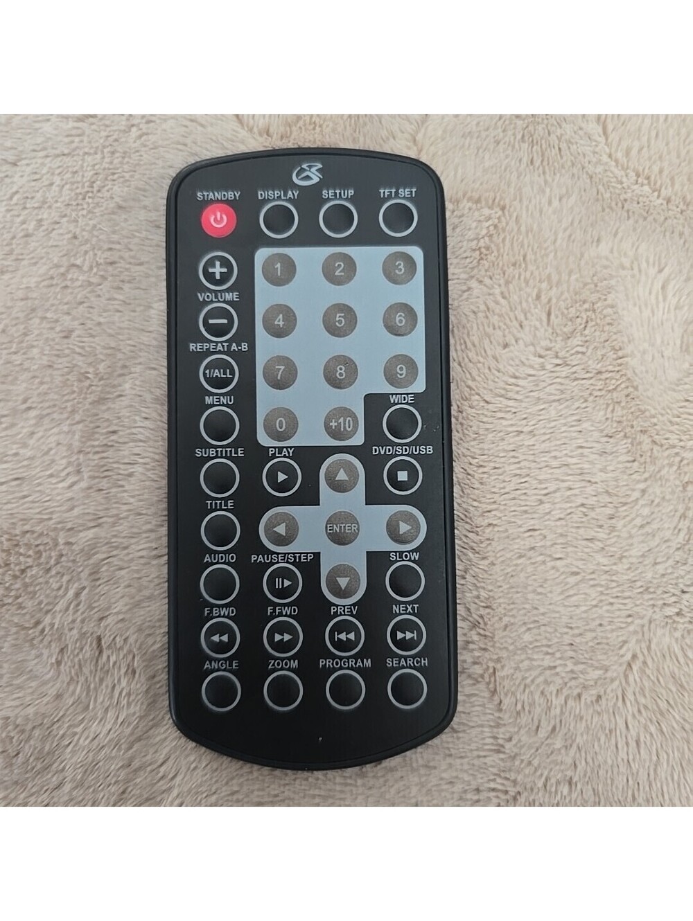 Genuine GPX PD808B Remote Control for PD808BU PD818PR PD818W PD808B OEM